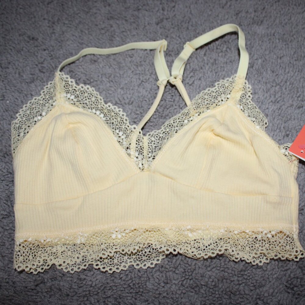 xs yellow bra
